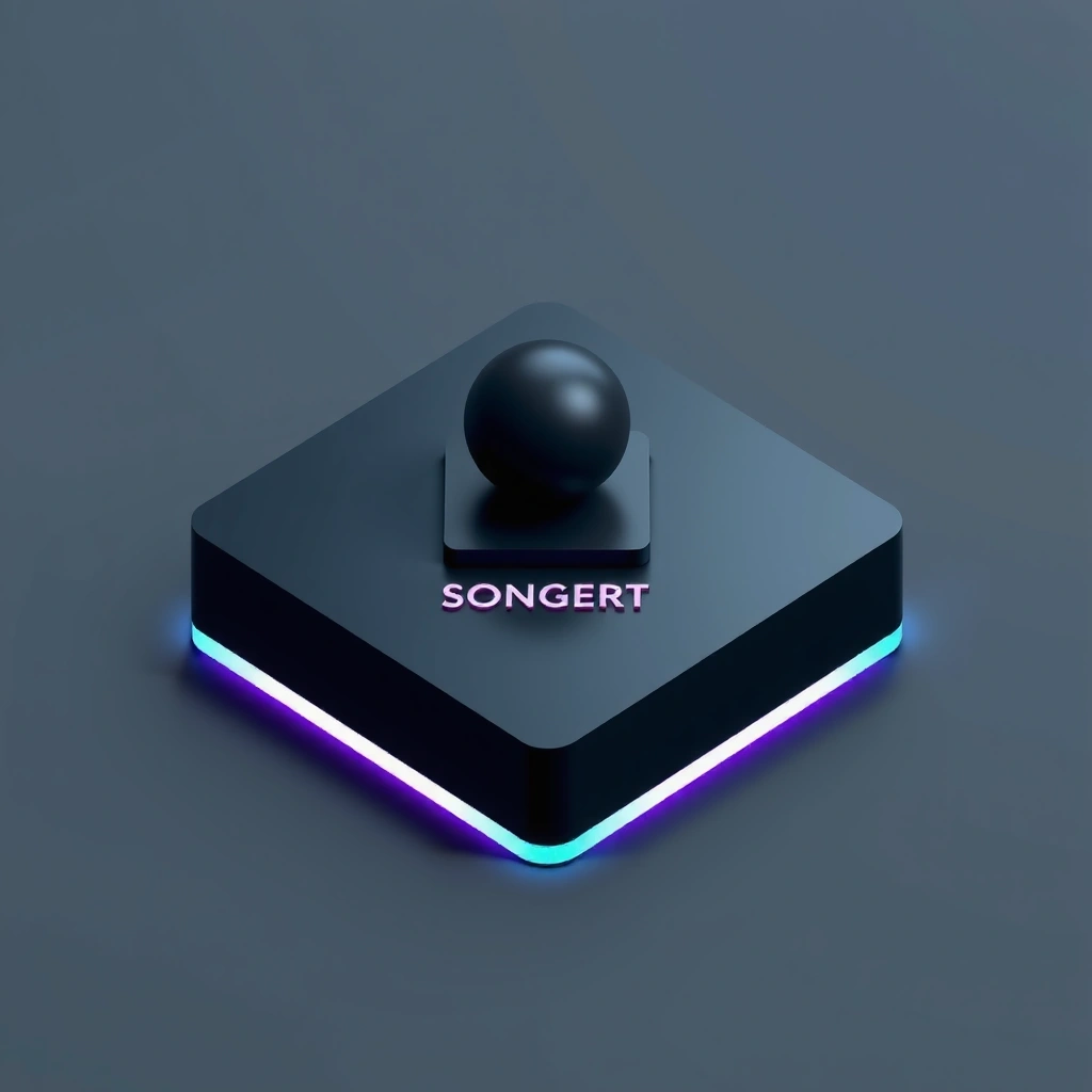 Songert geometric logo design